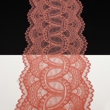 Кружево Италия арт. 55 коралловое, шир 14 см, боб 10 м