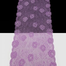 Кружево Италия лиловое,16 см | furnitura.com.ua