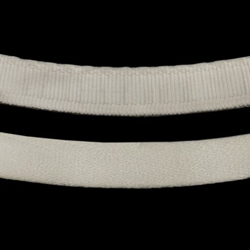 Лента туннельная 1 см, молочная, Италия (от 10 м.) - furnitura.com.ua