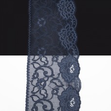 Кружево Италия берлинская лазурь, 14 см | furnitura.com.ua