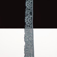 Мереживо Італія джинс + сизий, 4,5 см