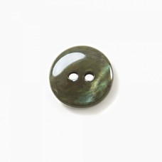 Ґудзик зелений перламутровий, 16 мм | furnitura.com.ua