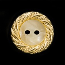 Ґудзик золотий, 16 мм | furnitura.com.ua