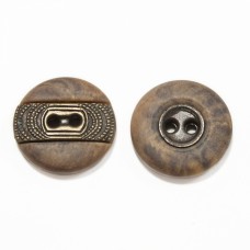 Ґудзик коричневий, 20 мм | furnitura.com.ua