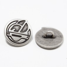 Пуговица стальная, 16 мм  | furnitura.com.ua