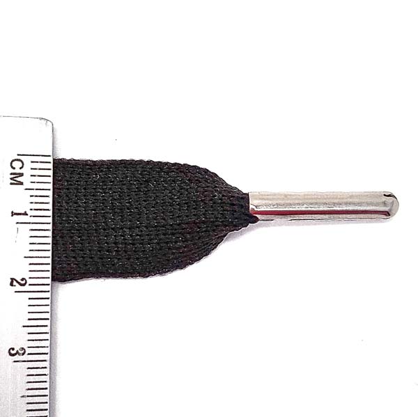 Шнурки плоские 150 см /15 мм с метал наконечником
