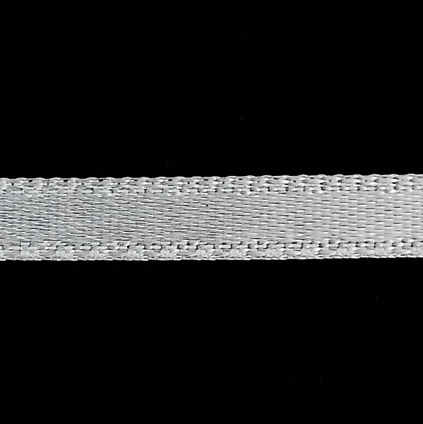 Стрічка атласна двостороння біла0,5 см (100 м)