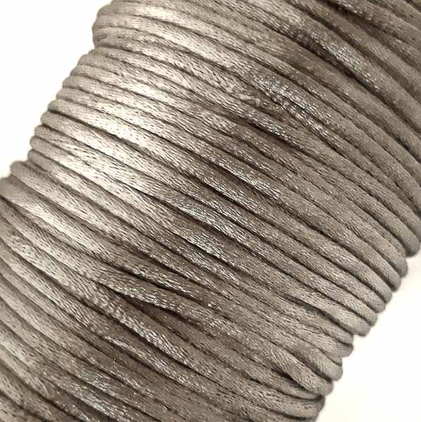 шнур корсетний сіра пудра, 2 мм