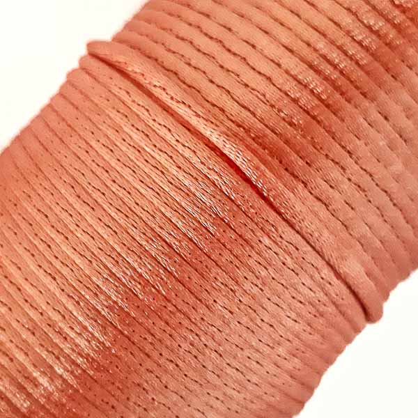 шнур корсетный розовая бронза, 2 мм
