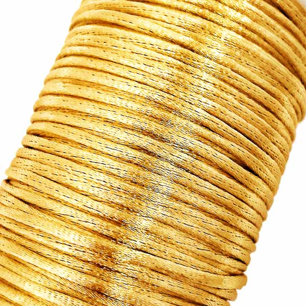 шнур корсетный золотой, 2 мм