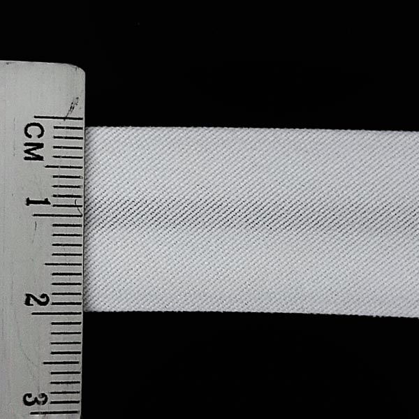 Рулочка поліестер 2 см біла