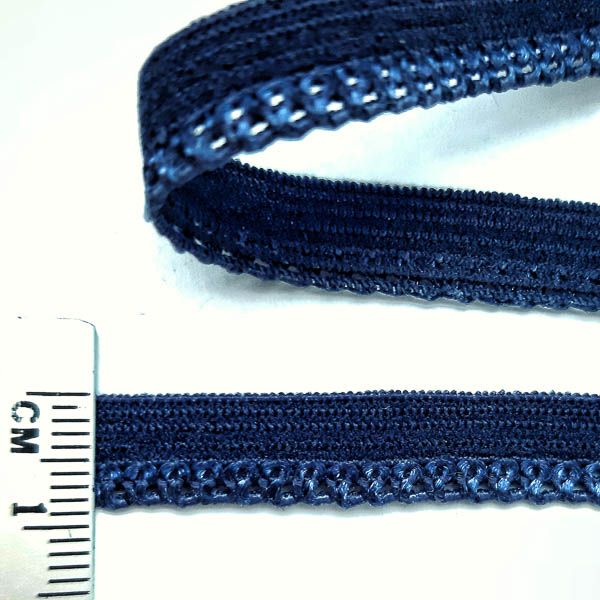 Резинка ажурна білизняна т.синя, арт.10-17, 10 мм V