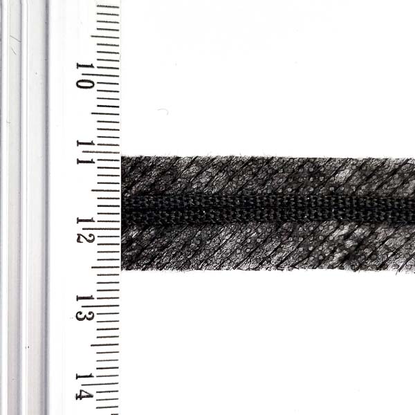 кромка флизелиновая черная с лизирующей лентой 15мм