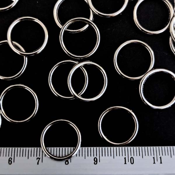 Регулятор кольцо никель, 12 мм 
