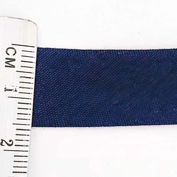 Бейка полиэстер 1.5 см, темно-синяя № 59, 130м