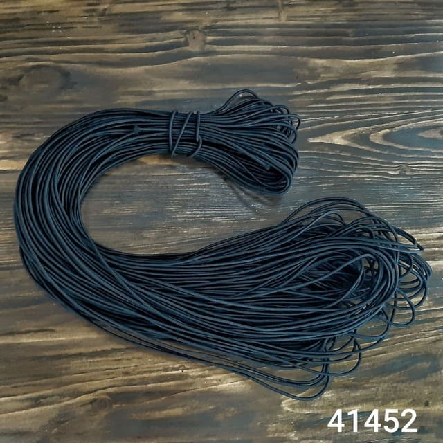 Канат-резинка, чорна, 50 м