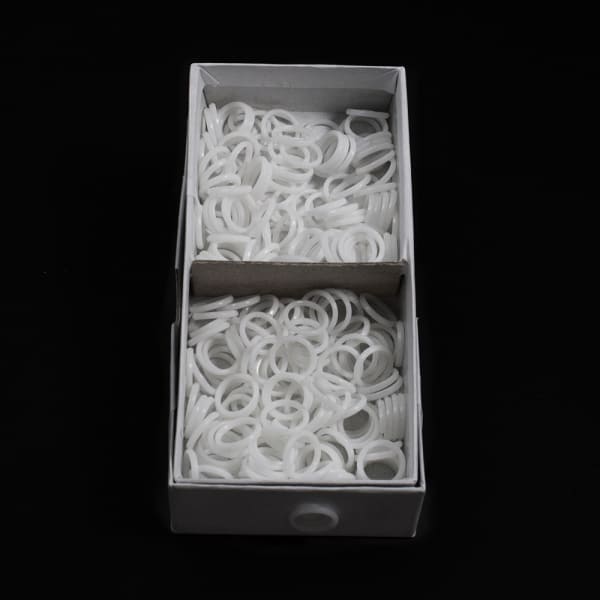 Регулятор кольцо белое пластик, 1 см 