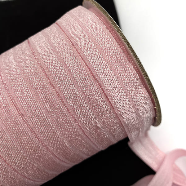 Резинка бейка рожева, 16 мм