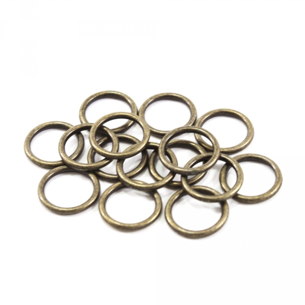 Регулятор кольцо антик металл, 1 см 