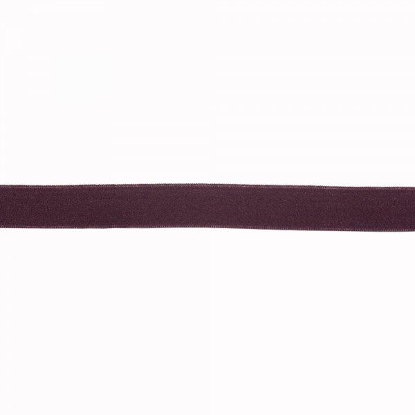 Резинка для бретелі бордова, 1 см