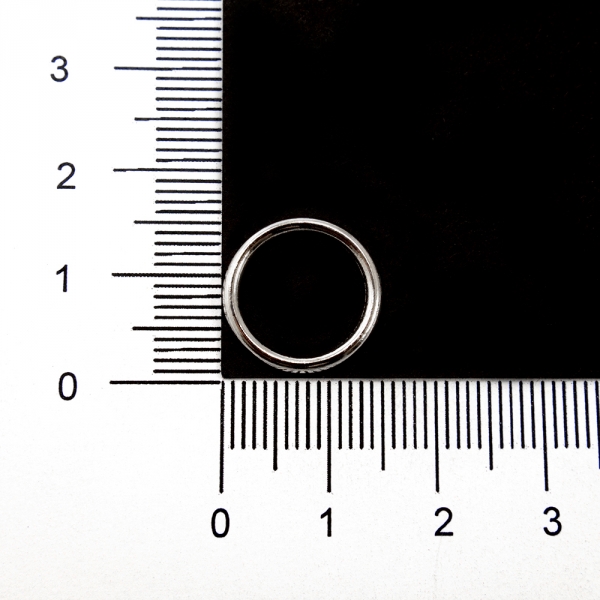 Регулятор кольцо серебро металл, 1.2 см