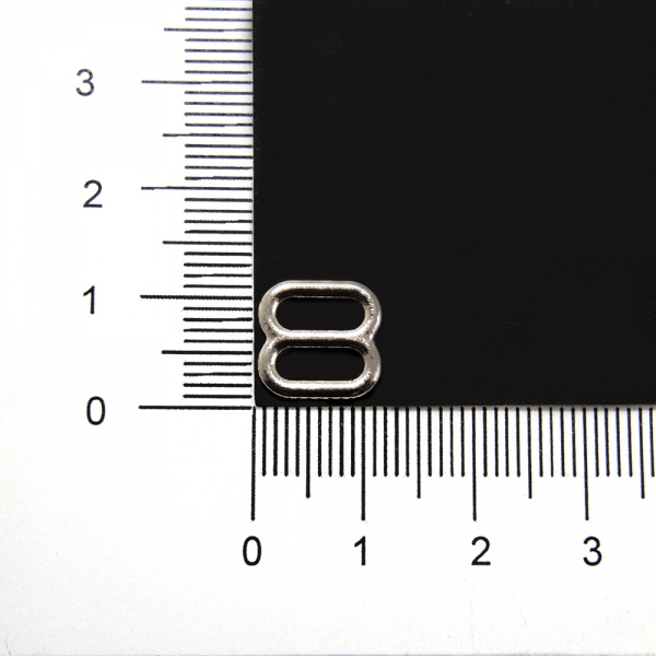 Регулятор вісімка срібло метал, 0.8 см