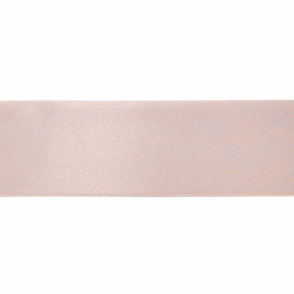 Лента атласная светло-розовая, 7 см 