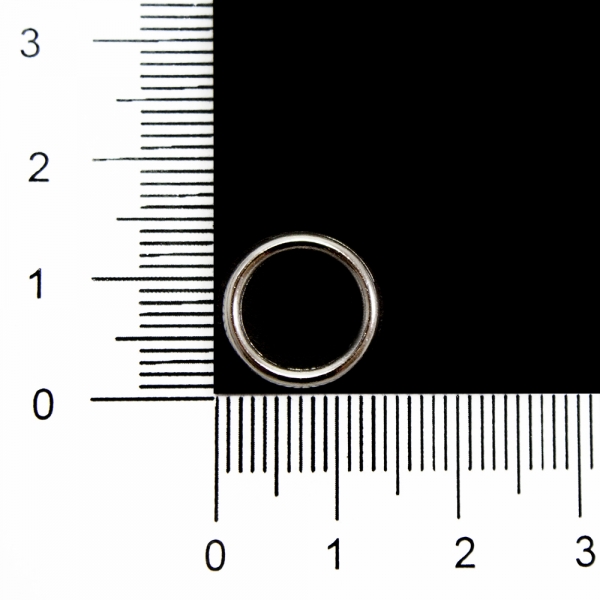 Регулятор кольцо серебро металл,1 см