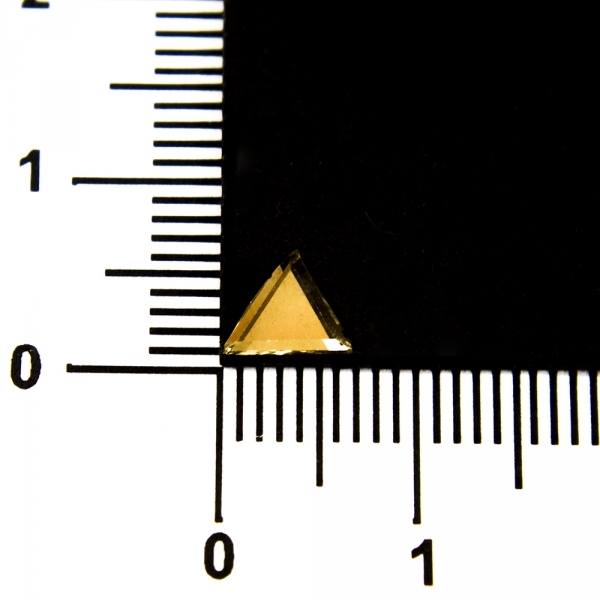 Стрази клейові золото, 6 мм