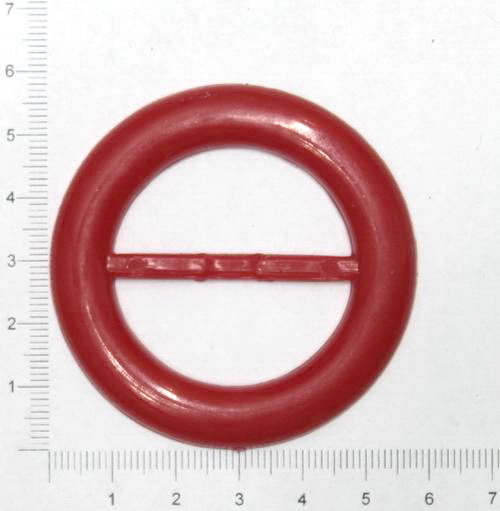Пряжка кругла червона, 38 мм