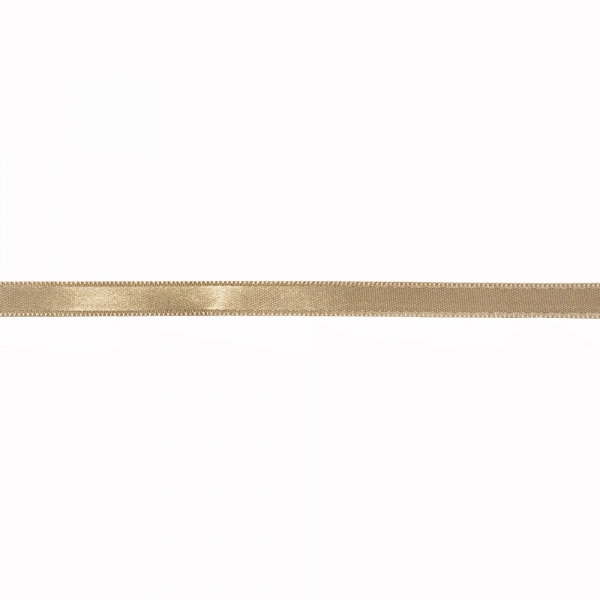Стрічка атласна темно-пісочна, 1 см
