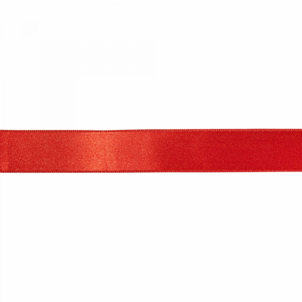 Стрічка атласна червона, 3 см