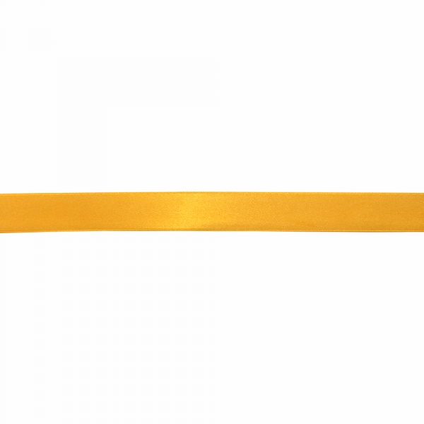 Стрічка атласна жовта, 3 см