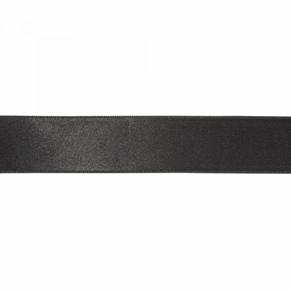 Стрічка атласна чорна, 4 см