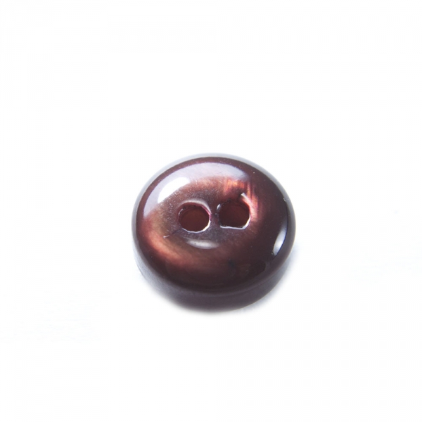 Пуговица темно - лиловая, 8 мм