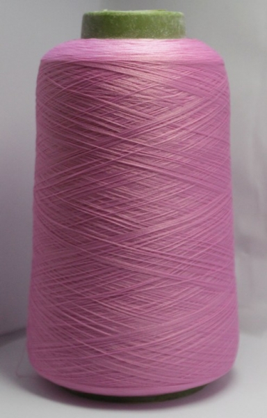 Нитка текстурована (оверлочна), рожева