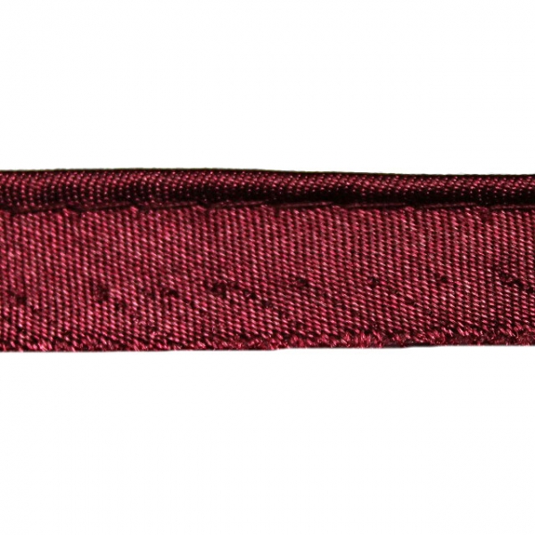 Кант атласний бордовий, 1.2 см