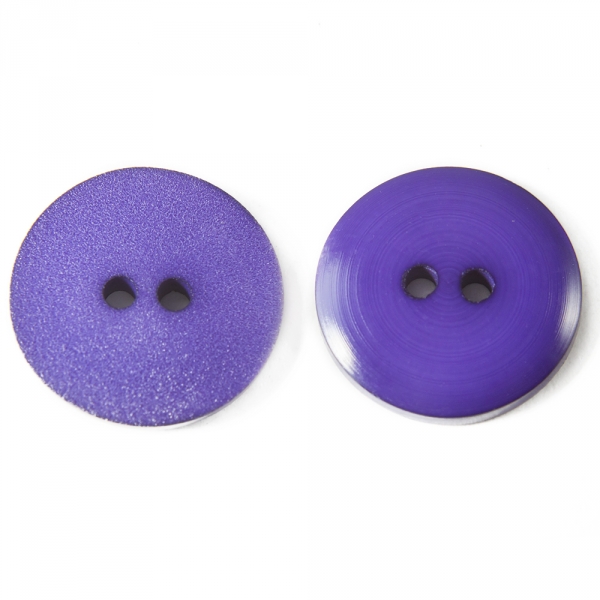 Пуговица фиолетовая, 16 мм